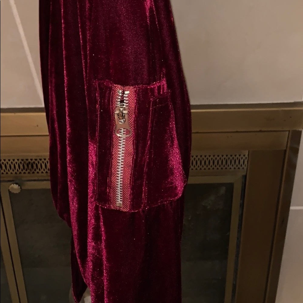 Velvet bomber jacket - Picture 4 of 4